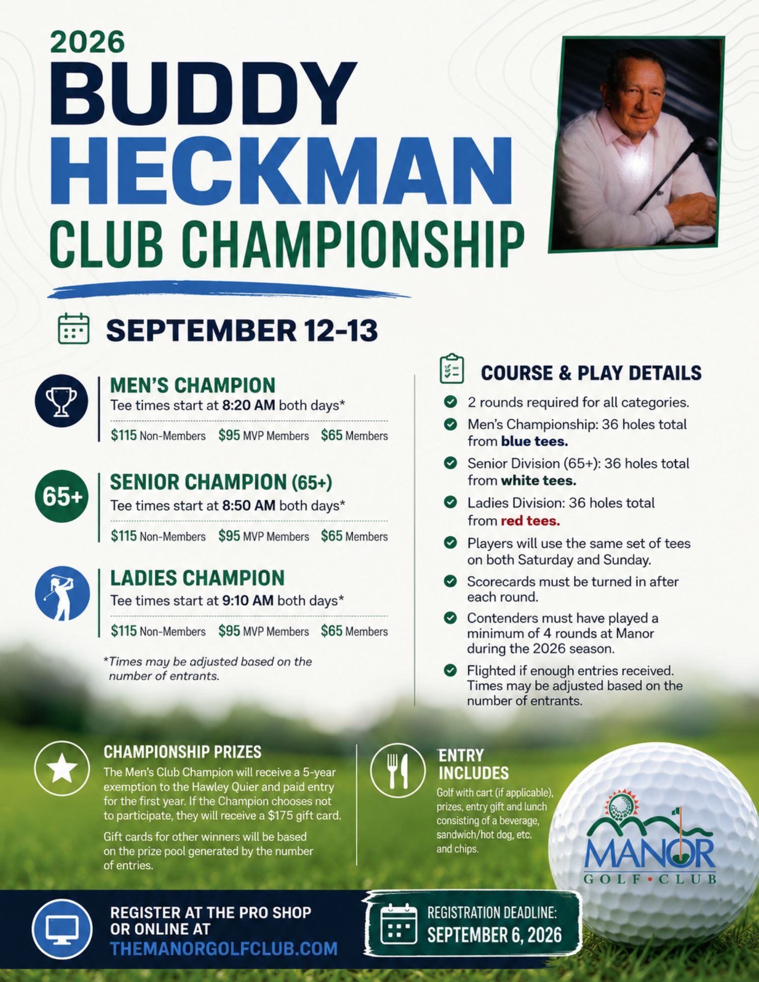 Buddy Heckman Club Championship (Members)