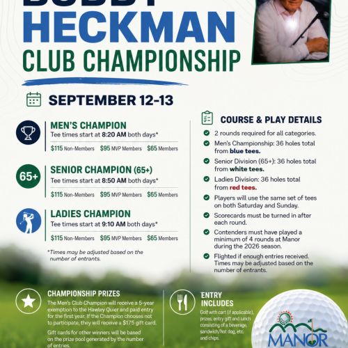 Buddy Heckman Club Championship (Members)