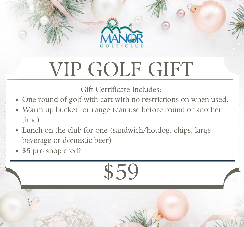 VIP GIFT ROUND OF GOLF