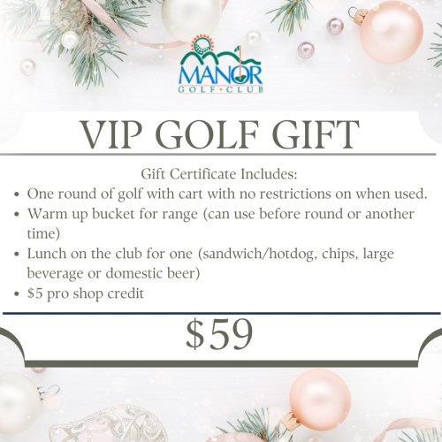 VIP GIFT ROUND OF GOLF